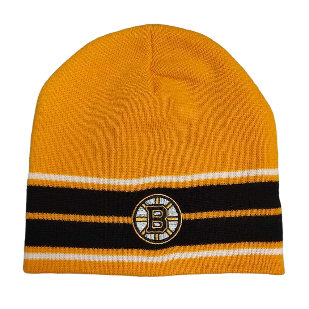 OLD TIME SPORTS Boston Bruins Licensed Hockey Beanie Toboggan Cap Hat NHL